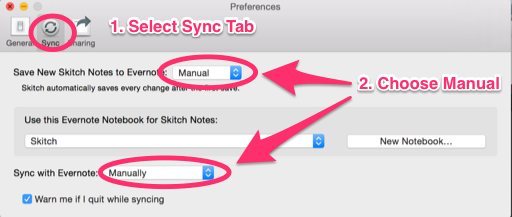 Skitch Preferences